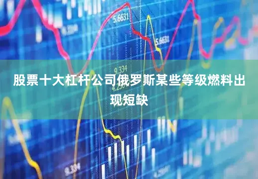 股票十大杠杆公司俄罗斯某些等级燃料出现短缺